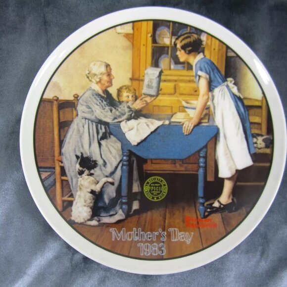 Limited Edition Knowles Norman Rockwell Mothers Day Plates Set of 8 1979-1986-SU - Picture 9 of 16
